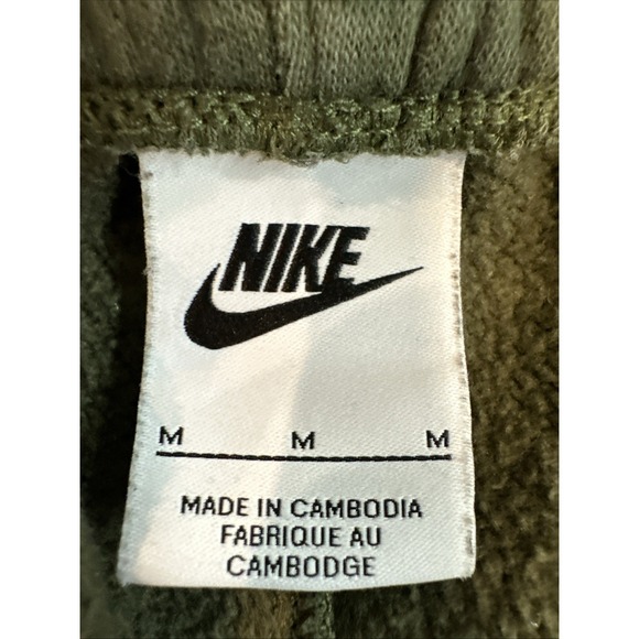 Nike Mens Pants Olive Green Sz M Sportswear Club Fleece Cargo Jogger CD3129-326 - Picture 2 of 8
